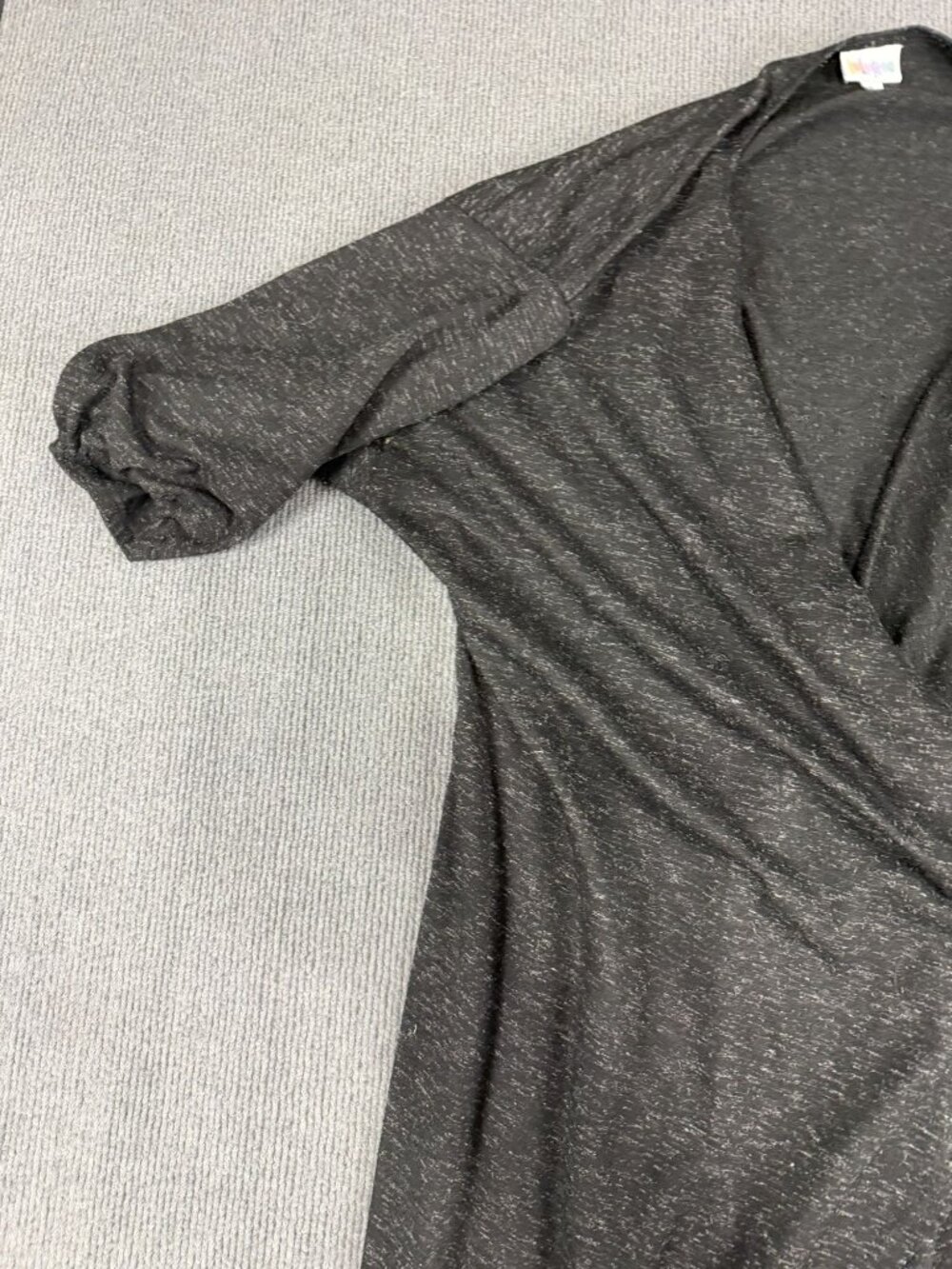 LuLaRoe Womens Heathered Open Front Draped Cardigan Size M - Picture 5 of 10
